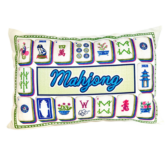 Mahjong Tiles Pillow
