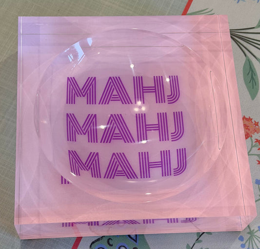 Pink & Magenta AcrylicCandy Catchall Dish