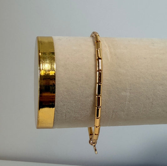 Gold Beaded Bracelet