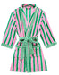 Holly Stripe Robe