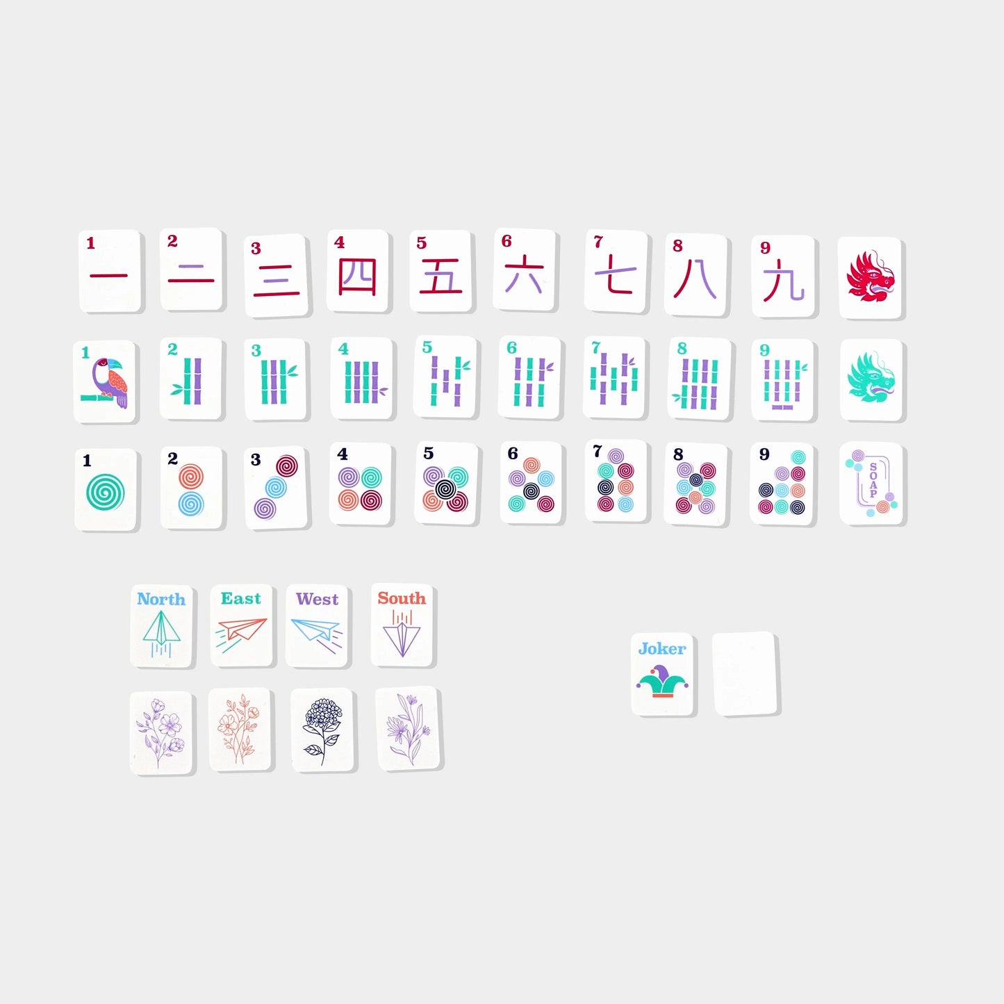 Mini Mahjer Complete Game Set