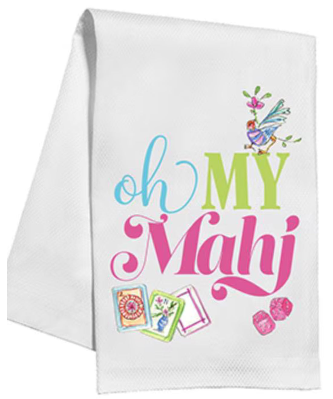 Oh My Mahj Kitchen Towel