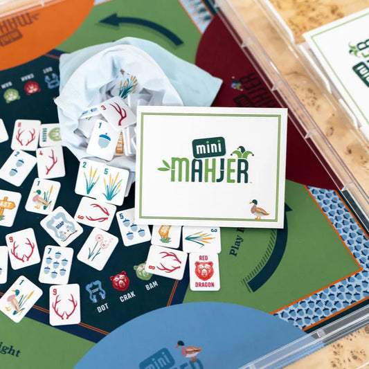 Mini Mahjer Woodlands Complete Game Set