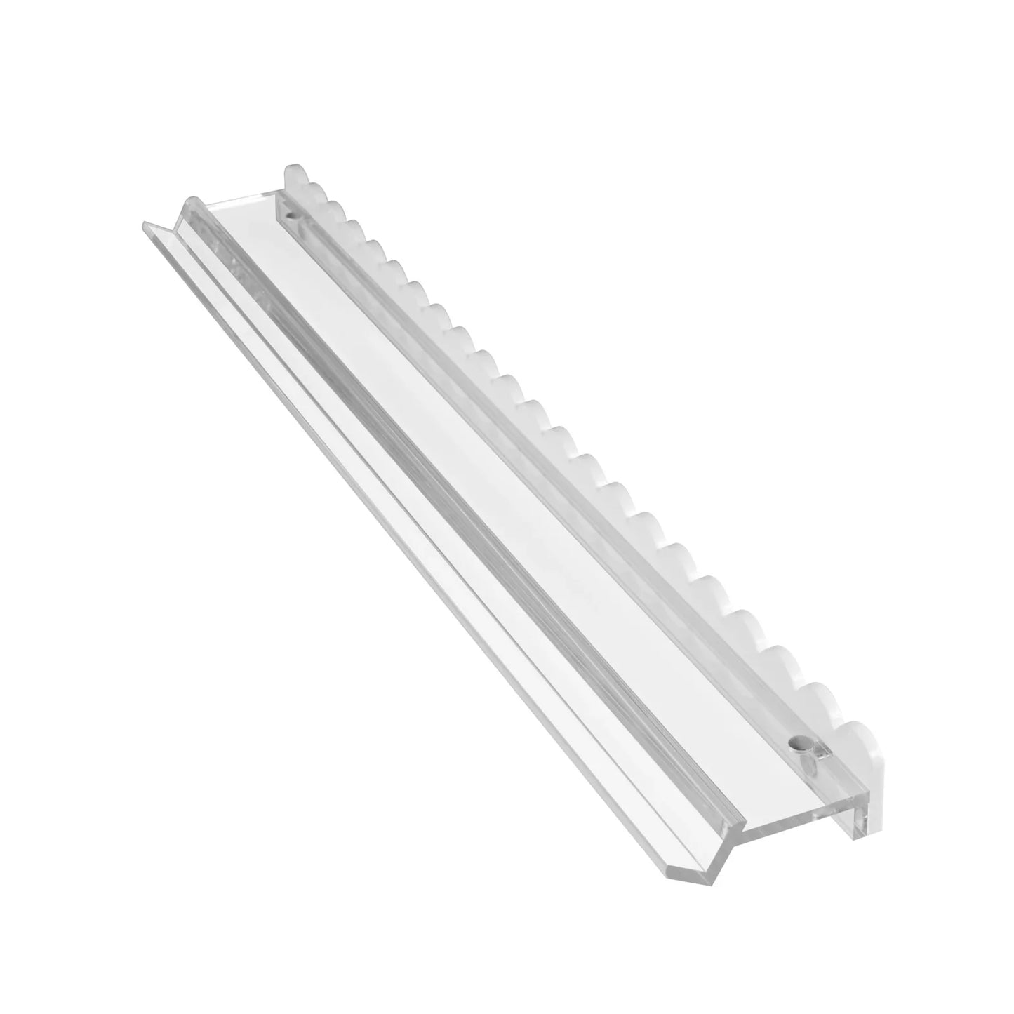 Scalloped and Clear Acrylic Rack and Pusher Set of 4