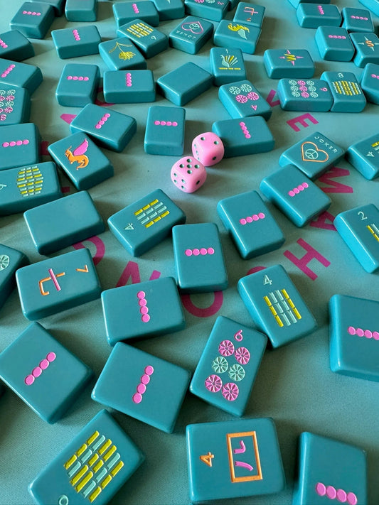 OG Mahj Tiles Totally Teal
