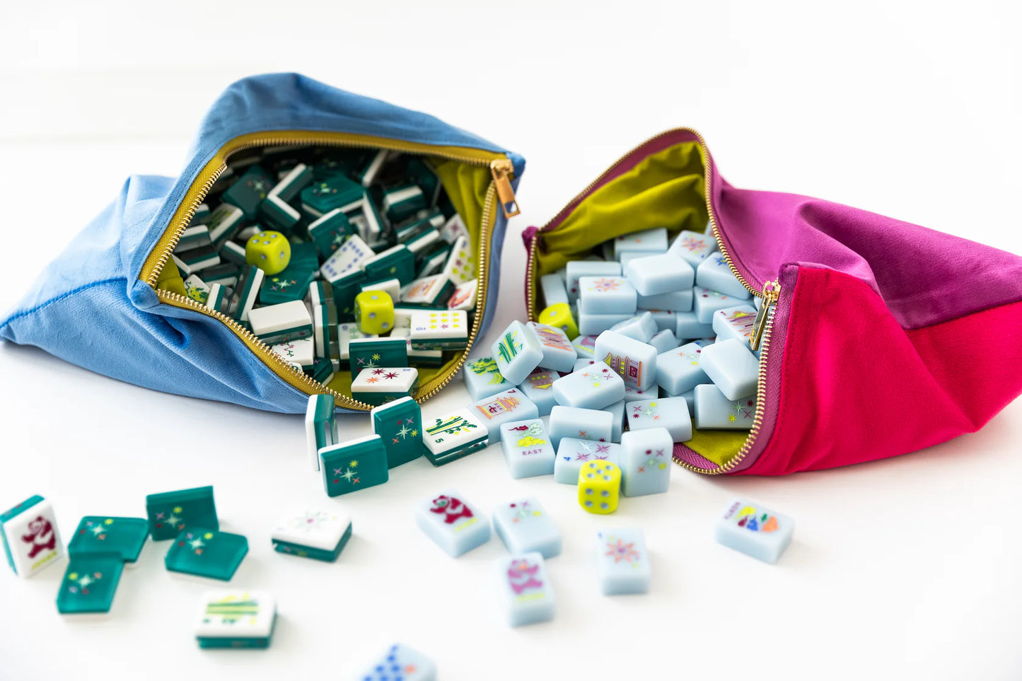 East Meets West Velvet Tile Bag