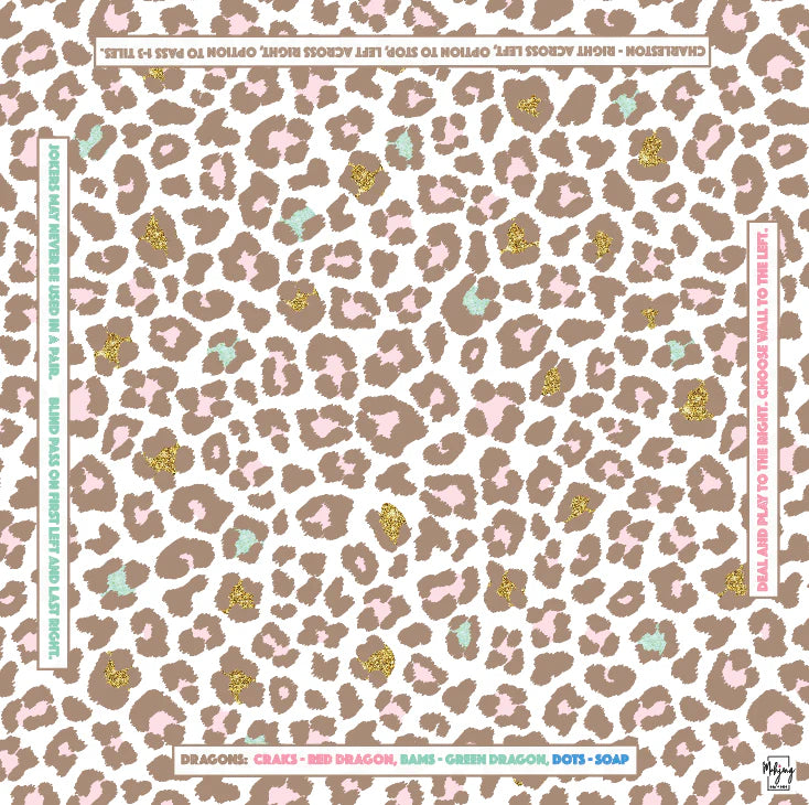 Glittery Leopard Mat