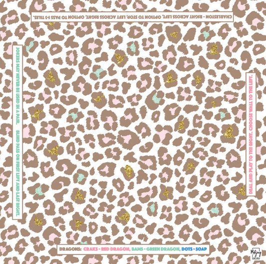 Glittery Leopard Mat