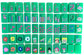 Pop Diva Tiles in Disco Green