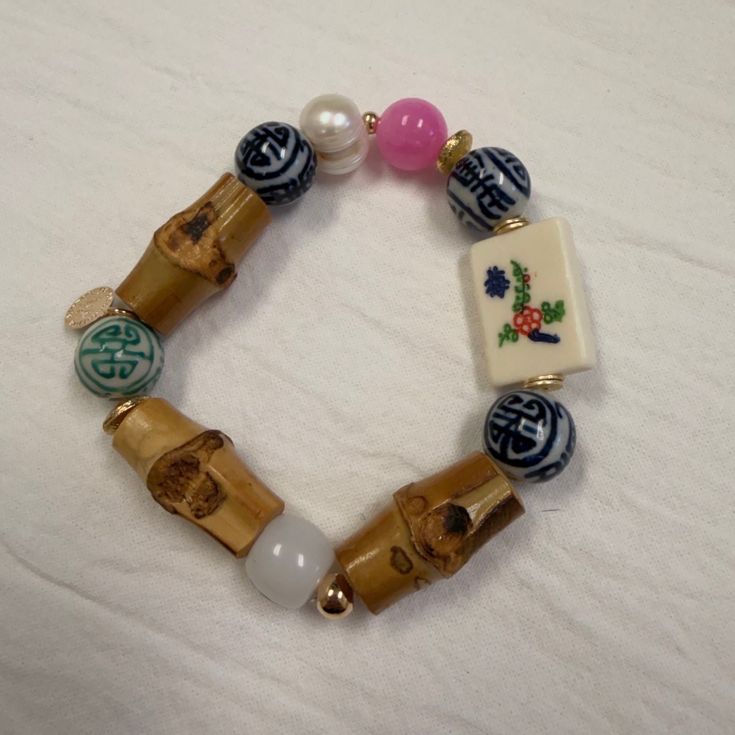Mahjong Tile Bracelet