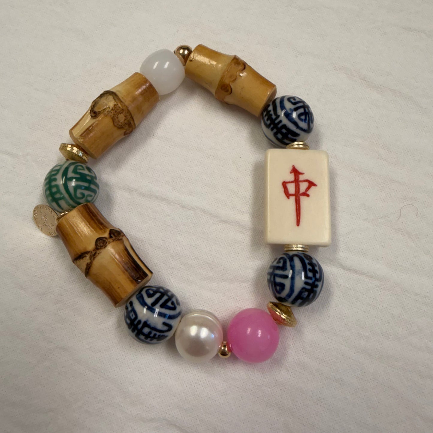 Mahjong Tile Bracelet