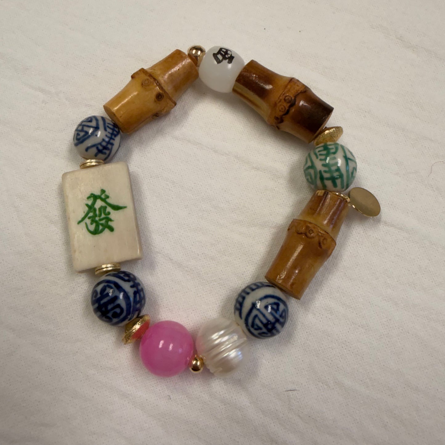 Mahjong Tile Bracelet