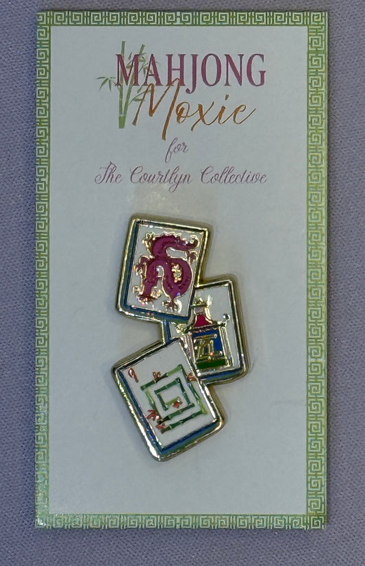 Triple Mahjong Tile Needle Minders