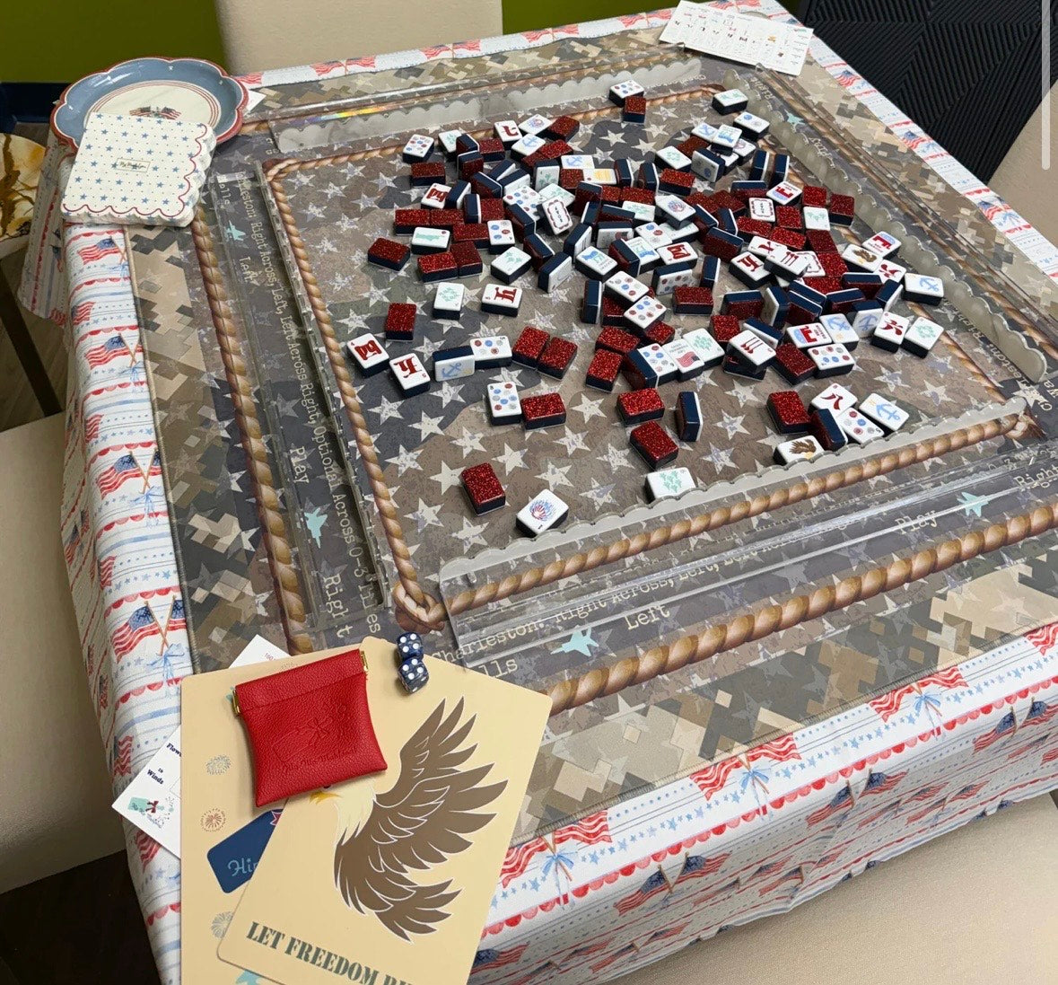 Freedom Isn't Free Mahjong Mat