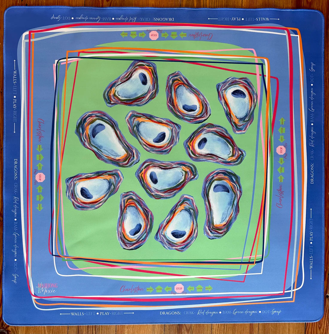 Oyster Confetti Mahjong Mat