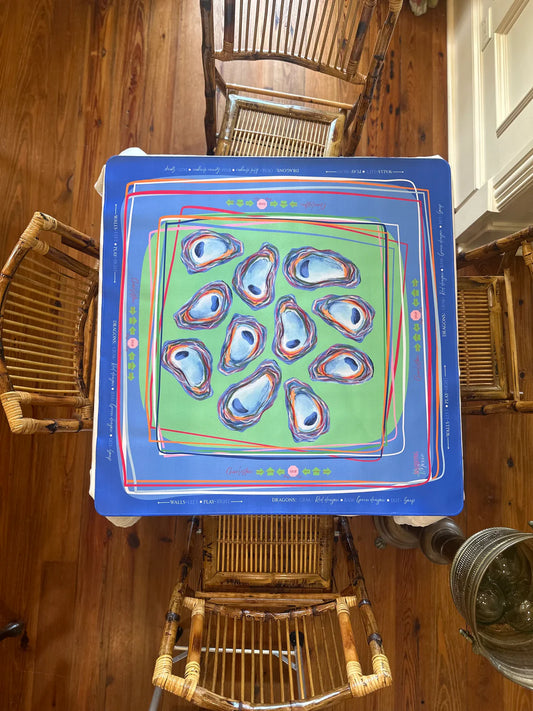 Oyster Confetti Mahjong Mat