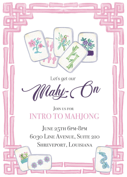 Intro to Mahjong at the Gilded Oyster JUNE 25, 2025 6-8pm
