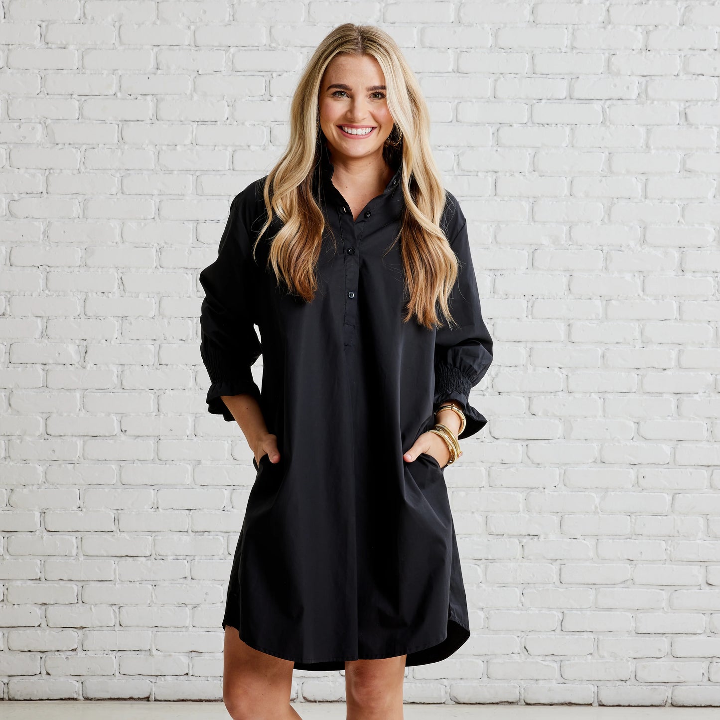 Black Velvet Kimberly Dress