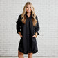 Black Velvet Kimberly Dress