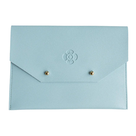 Light Blue Card Clutch
