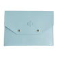 Light Blue Card Clutch