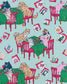 Mahjong Menagerie Long Pajama Set