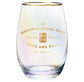 Mahjong Social Club Stemless Wine Glass