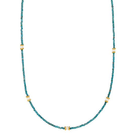 Blue Topaz & Pearl Necklace