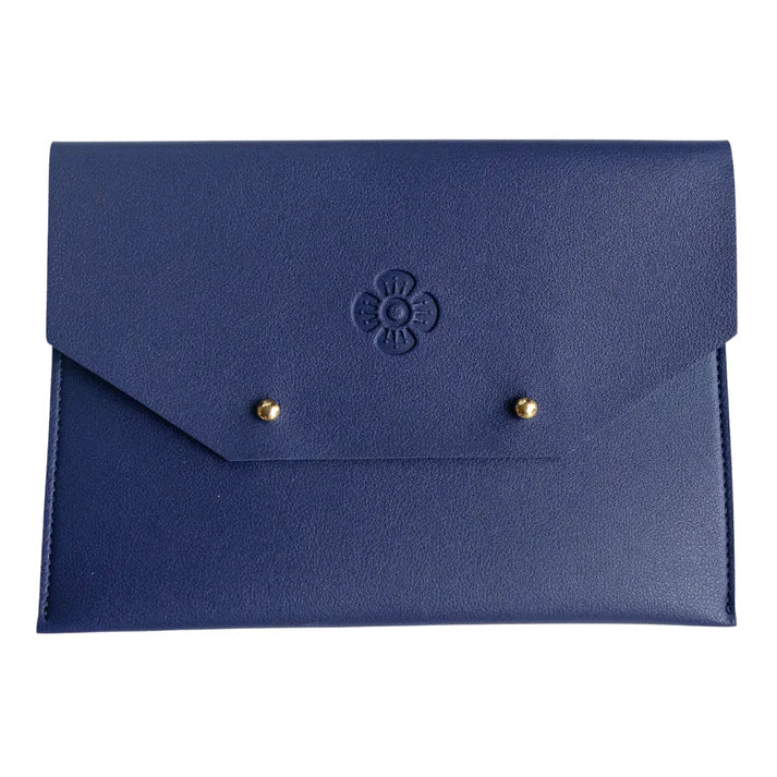 Navy Card Clutch