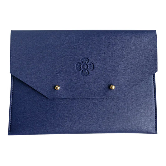 Navy Card Clutch