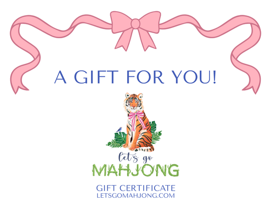 Let's Go Mahjong Gift Card
