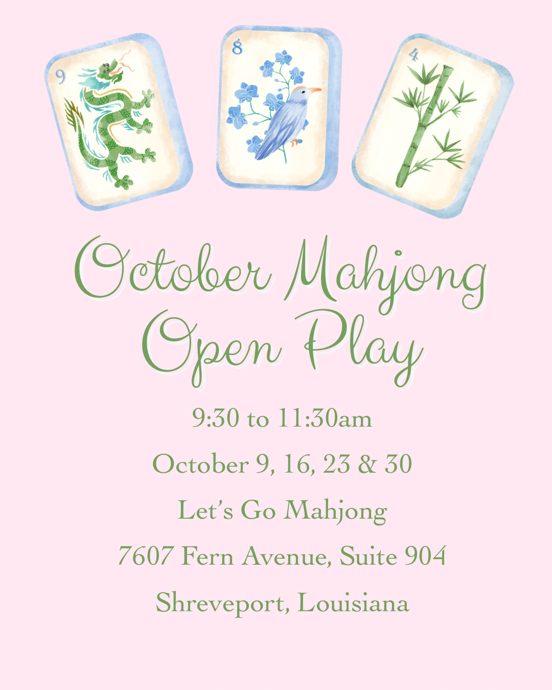 October Open Play