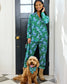 Long PJ Set in Tiger Queen