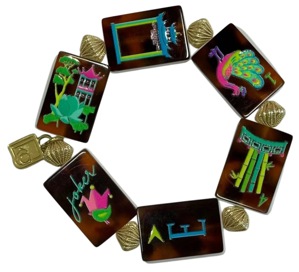 Afterglow Kori Green x OMM Tile Bracelet Tortoise