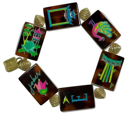 Afterglow Kori Green x OMM Tile Bracelet Tortoise