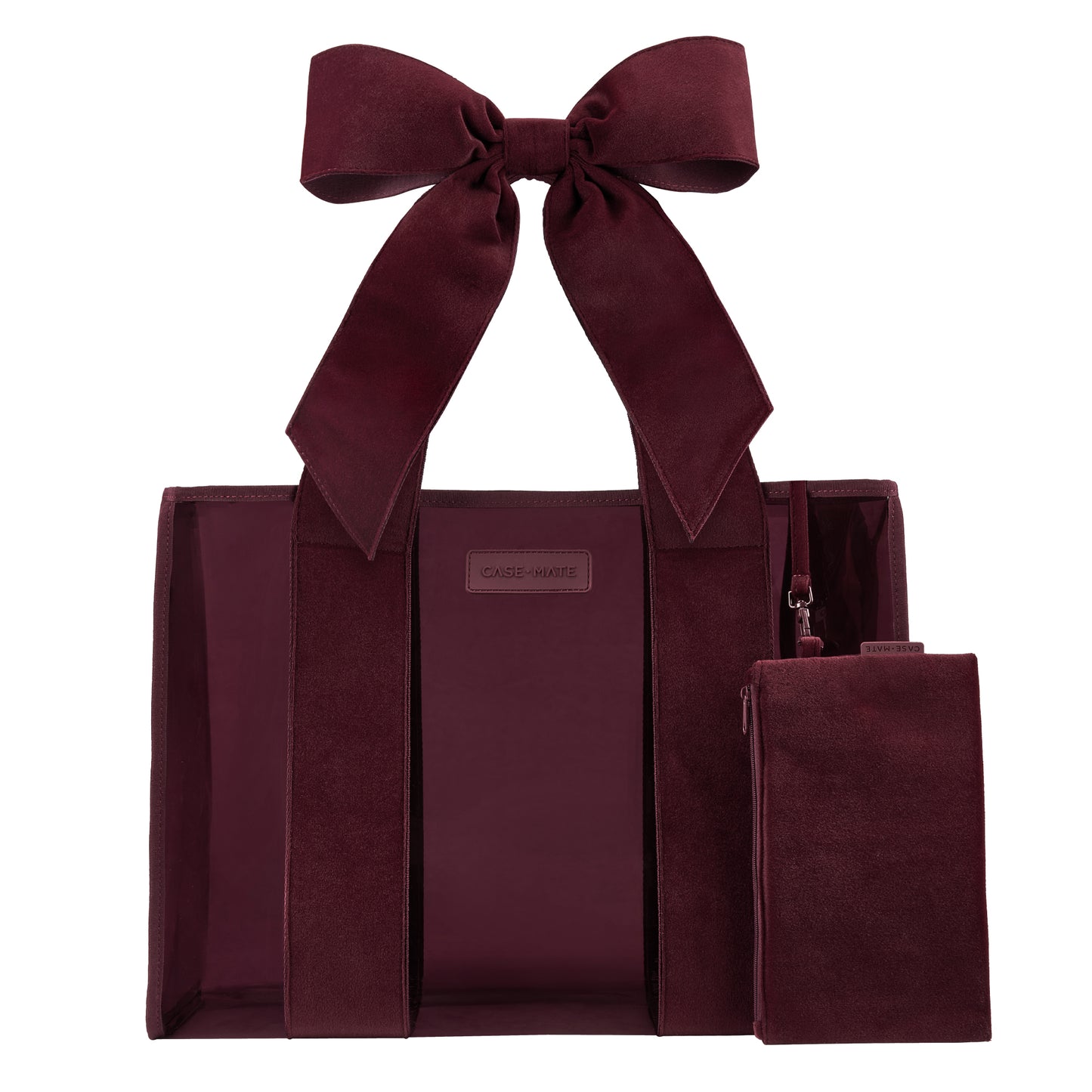 Red Velvet Bow Jelly Tote