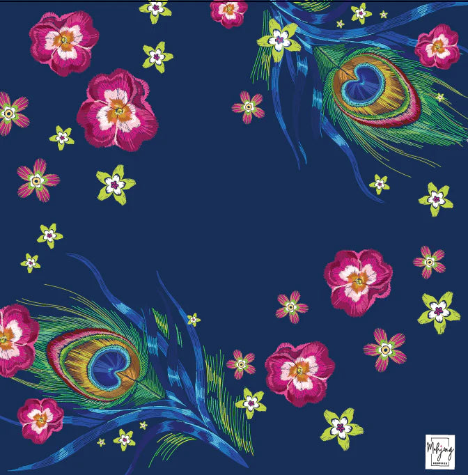 Double the Fun/Darjeeling Peacock Mat