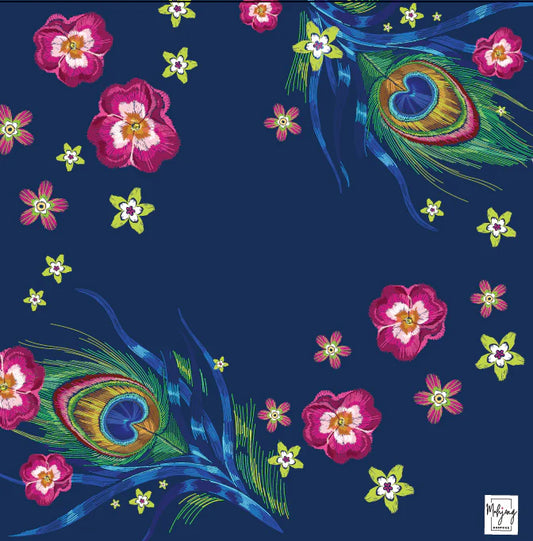 Double the Fun/Darjeeling Peacock Mat