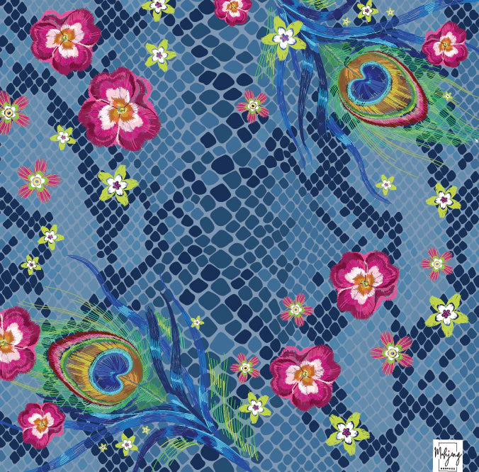 Double the Fun/Darjeeling Peacock Mat