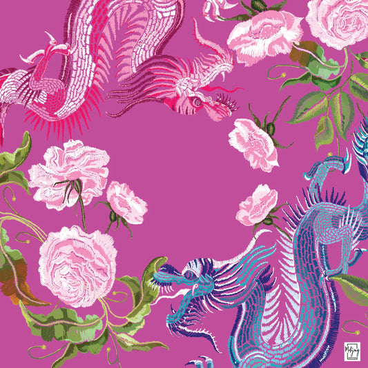 Year of the Dragon Mat (Raspberry Sorbet)
