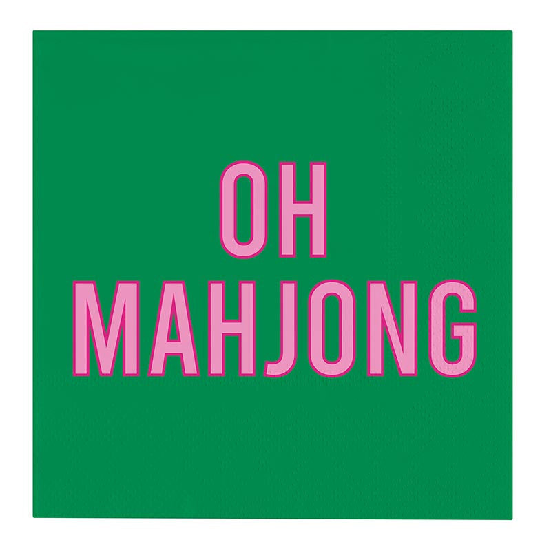 Oh Mahjong Cocktail Napkin