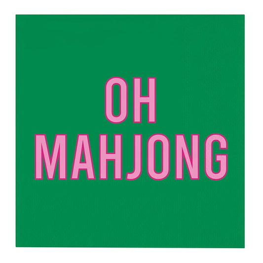 Oh Mahjong Cocktail Napkin