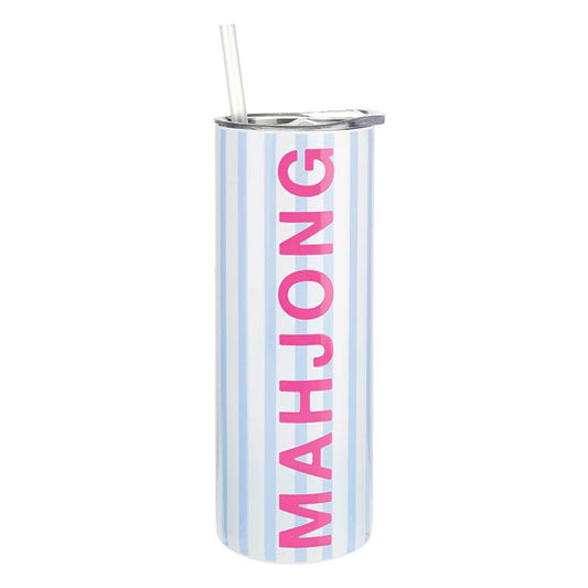 Mahjong Stainless Skinny Tumbler 16oz