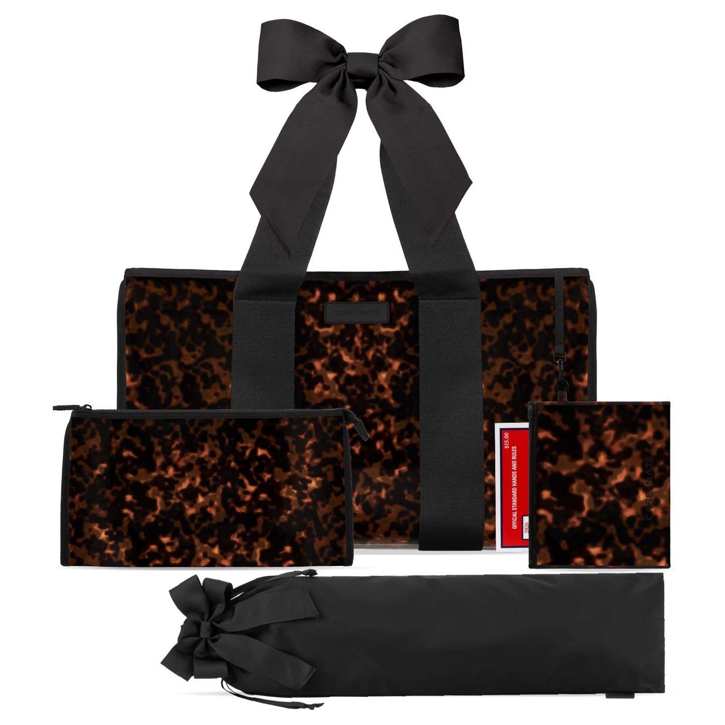 Tortoiseshell Mahjong Jelly Tote Set