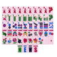 Lucky Charms Mahjong Tiles- MARSHMALLOW PINK