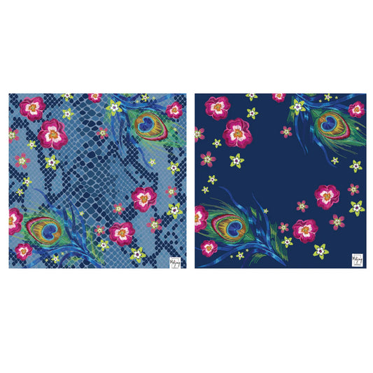 Double the Fun/Darjeeling Peacock Mat