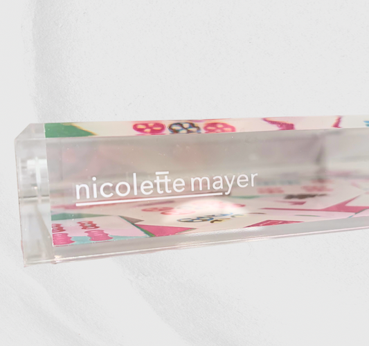 Mahjong Lively Rectangle Acrylic Tray