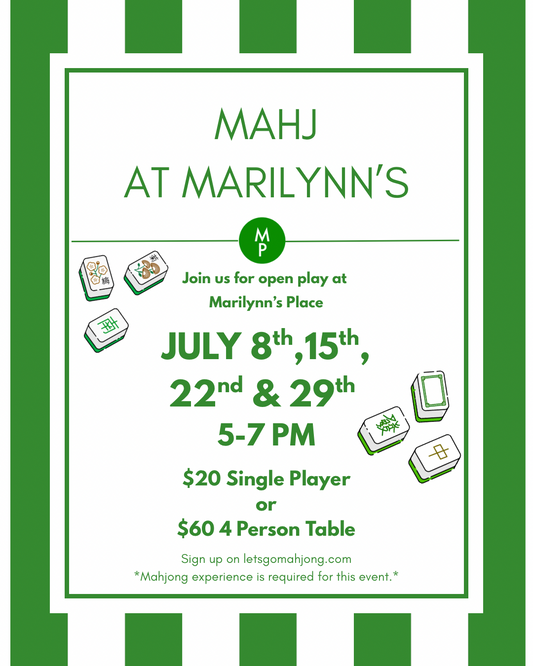 Mahj at Marilynn's in July