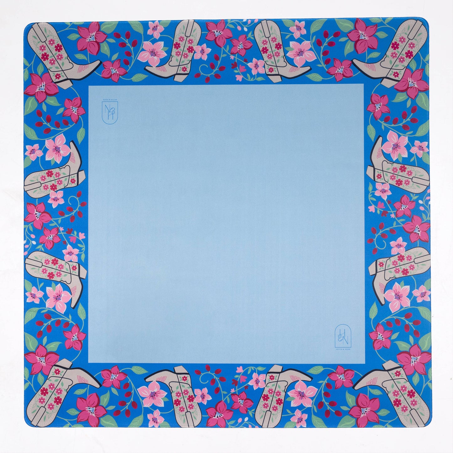 Boots and Blossoms Mat