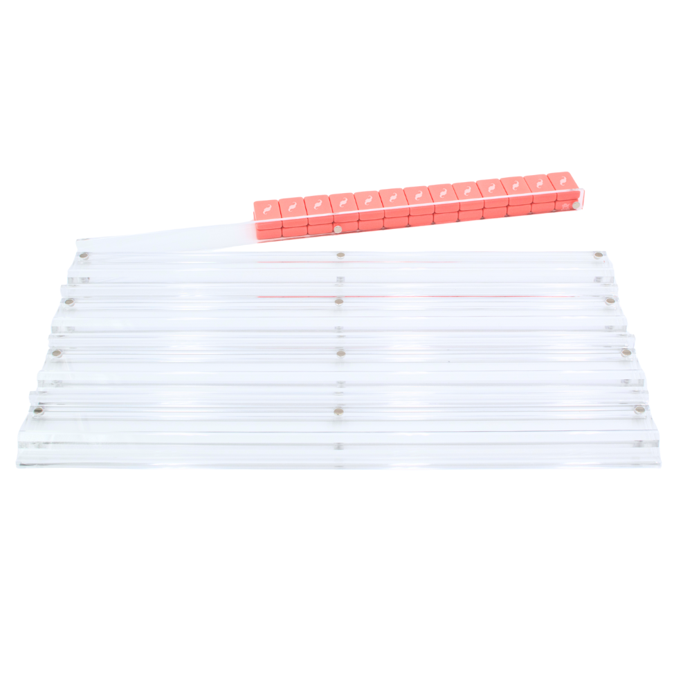 Premium Acrylic Mahjong Racks & Pushers